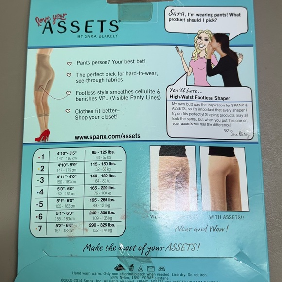 ASSETS by Sara Blakely High-Waist Footless Shaper - Nude - Picture 2 of 4